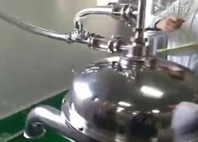 色素分离实验现场